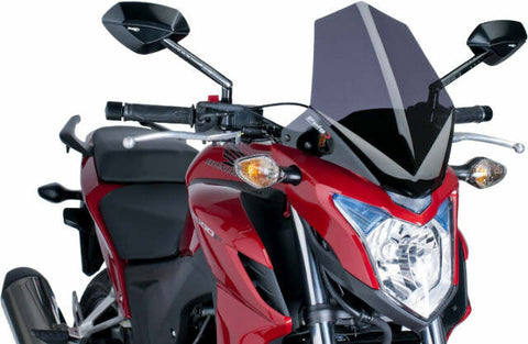 PUIG WINDSCREEN NAKED NEW GEN SPORT DARK SMOKE 6437F