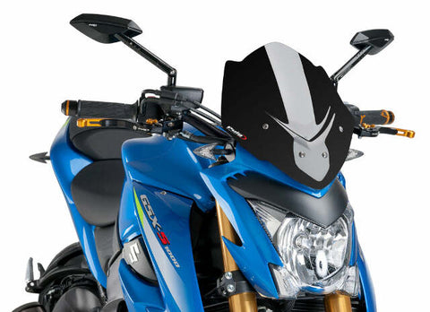 PUIG WINDSCREEN NAKED NEW GEN SPORT BLACK 7653N
