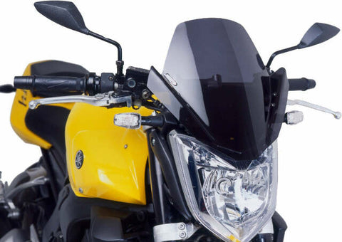 PUIG WINDSCREEN NAKED NEW GEN SPORT DARK SMOKE 4119F