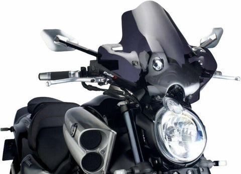 PUIG WINDSCREEN NAKED NEW GEN SPORT DARK SMOKE 4952F