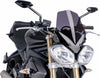 PUIG WINDSCREEN NAKED NEW GEN WINDSHIELD DARK SMOKE 5658F