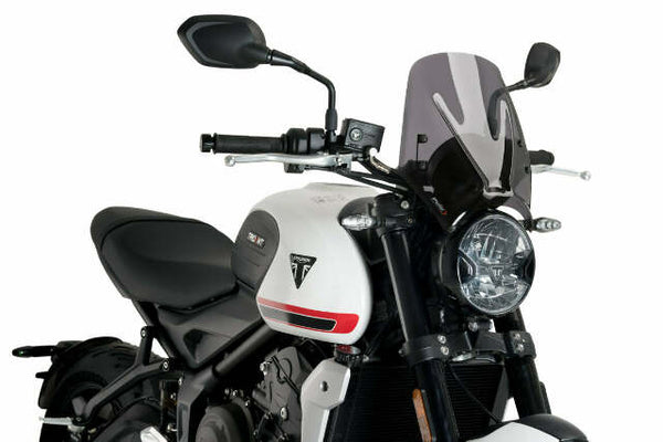 PUIG WINDSCREEN NAKED NEW GEN SPORT DARK SMOKE TRI 20638F