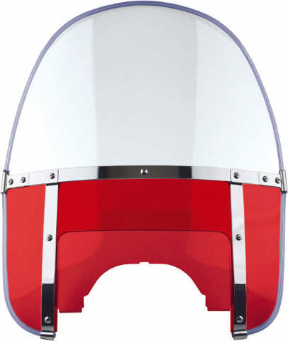 NATIONAL CYCLE HERITAGE BEADED WINDSHIELD RED ADJUSTABLE WINDOW N2236
