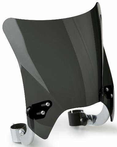 NATIONAL CYCLE MOHAWK WINDSHIELD DARK TINT CHROME HARDWARE N2837-001