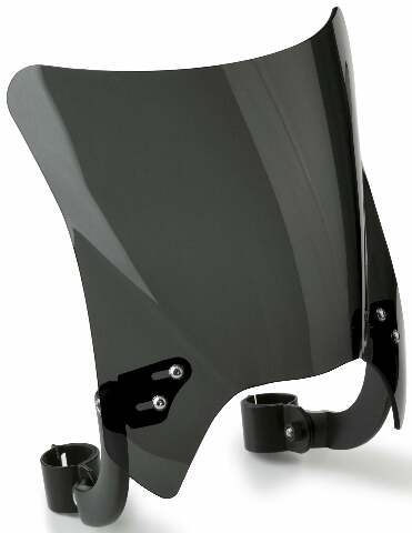 NATIONAL CYCLE MOHAWK WINDSHIELD DARK TINT BLACK HARDWARE N2841-002