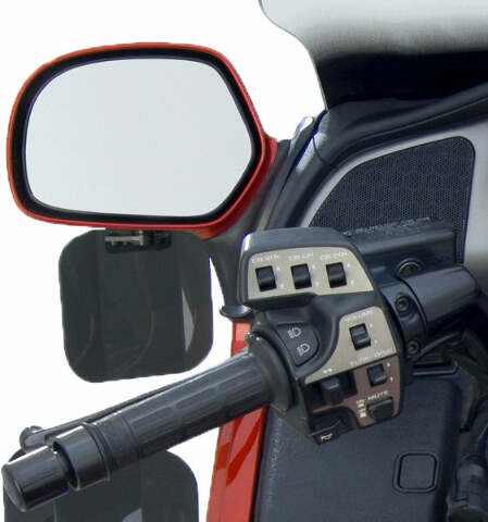 NATIONAL CYCLE WING DEFLECTORS MIRROR MOUNT DARK SMOKE N5108
