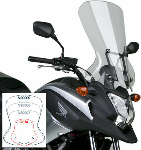 NATIONAL CYCLE VSTREAM TOURING SCREEN CLEAR REPLACEMENT N20009