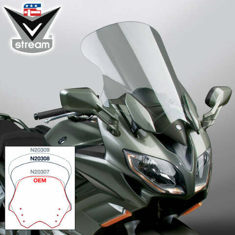 NATIONAL CYCLE VSTREAM SPORT-TOURING WINDSCREEN (LIGHT TINT) N20308