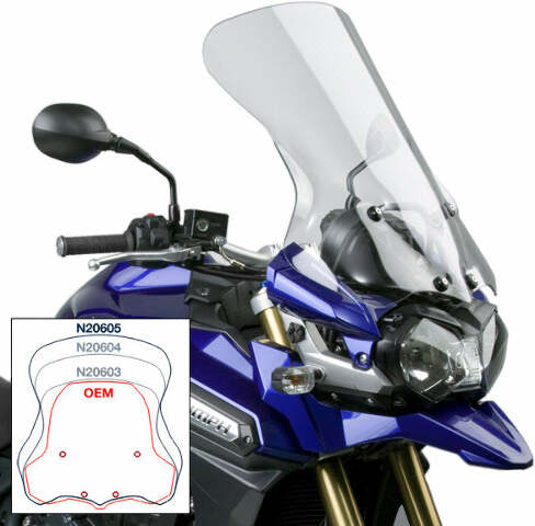 NATIONAL CYCLE VSTREAM TOURING SCREEN CLEAR REPLACEMENT N20605
