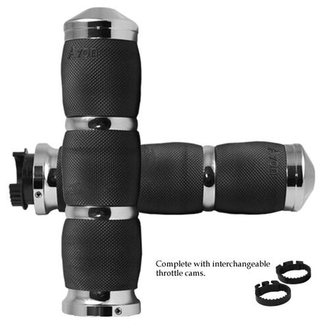 AVON AIR CUSHIONED GRIPS CHROME MT-AIR-90-CH