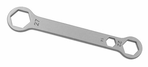 CRUZ TOOLS COMBO AXLE WRENCH 14X22X27MM AW142227