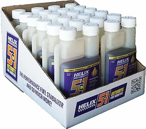 HELIX 5 IN 1 FUEL ADDITIVE 1 - 12 PACK OF 8 OZ. BOTTLES 911-1212