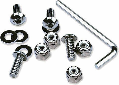 MOTION PRO CHROME LICENSE PLATE FRAME HARDWARE 33-1000