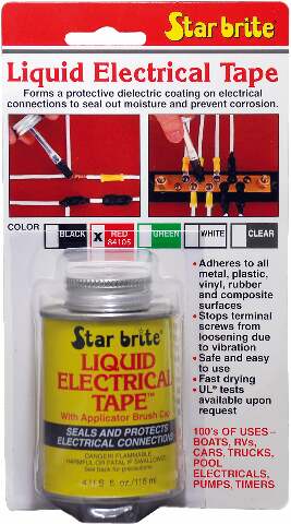 STAR BRITE LIQUID ELECTRICAL TAPE RED 4 OZ 84105