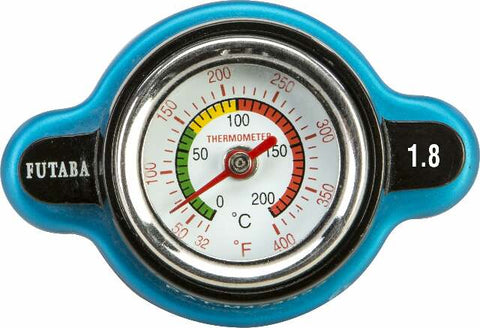 FIRE POWER RADIATOR CAP W/ TEMPERATURE GAUGE - JAPANESE MODELS 012314514