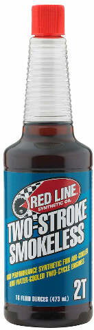 RED LINE 2 STROKE SMOKELESS OIL 16OZ 40903