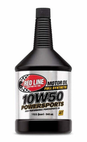 RED LINE REDLINE 10W50 QT POWERSPORTS 42604