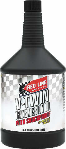 RED LINE V-TWIN TRANSMISSION OIL W/SHOCKPROOF 1QT 42804