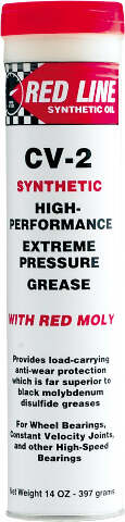 RED LINE CV-2 GREASE W/MOLY 14OZ TUBE 80402