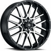 ITP HURRICANE BLACK/MACHINED 18X6.5 4/137 4 + 2.5 (+10MM) 1822515546B