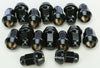 AWC 10MMX1.25 TAPERED LUG NUTS BLACK 60' 14MM HEAD 16/PK ALUGB-14BX