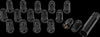SEDONA 16/PK 12MMX1.25 TAPERED LUG NUTS 60' SPLINED BLACK RLUG-CS19B