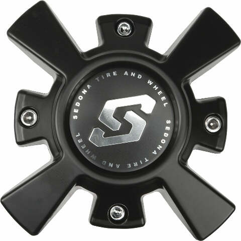 SEDONA RIOT WHEEL REPLACMENT CAP BLACK CPS-A81-B