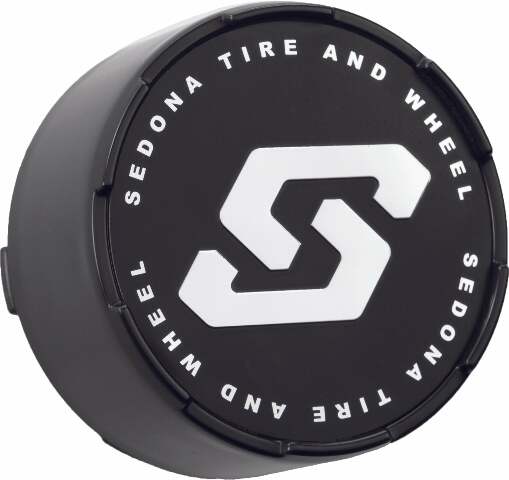 SEDONA SPLIT 6 WHEEL REPLACMENT CAP BLACK 4/137-4/156 CPS-A72-156B