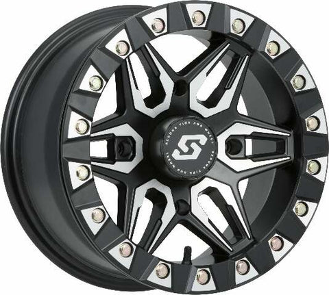 SEDONA SPLIT 6 BDLK WHEEL 14X7 4/137 5+2 (+10MM) BLK/MACHINED A72M-47037-52S