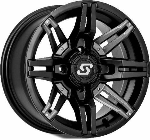 SEDONA RUKUS WHEEL 14X7 4/156 6+1 (+30MM) BLK/GUNMETAL A83B-GY-47056-61S