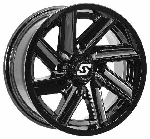 SEDONA CHOPPER WHEEL 14X7 4/137 5+2 (+10MM) BLACK A85B-47037-52S
