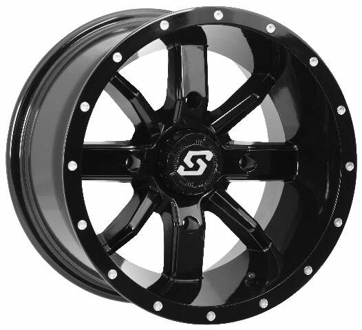 SEDONA HOLLOW POINT WHEEL 14X8 4/137 4+4 (0MM) BLACK A88B-48037-44S