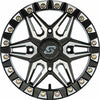 SEDONA SPLIT 6 BDLK WHEEL 15X6 4/137 5+1 (+38MM) BLK/MACHINED A72M-56037+38S