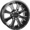 RACELINE MAMBA WHEEL 14X7 4/110 2+5 (-47MM) BLK/MACHINED A7747011-25