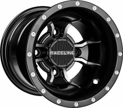 RACELINE MAMBA SPORT WHEEL 9X8 4/110 3+5 BLK/MACHINED A7798011-35