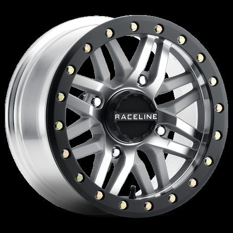 RACELINE RYNO BDLK WHEEL 15X10 4/156 5+5 (0MM) BLK/AS CAST A91MA-51056-00