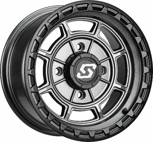 SEDONA RIFT WHEEL 15X6 4/137 5+1 (+40MM) CARBON GREY A22CG-56037+40S