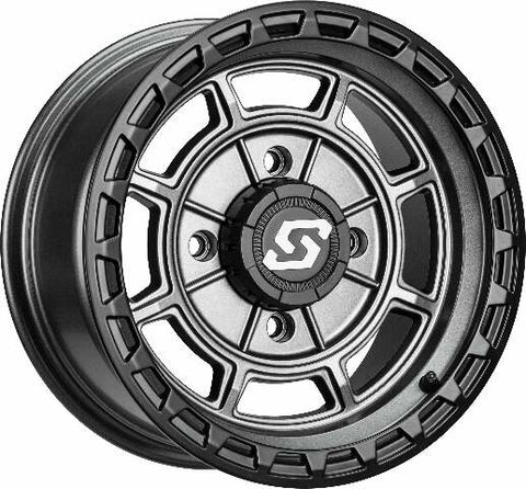 SEDONA RIFT WHEEL 15X6 4/137 5+1 (+40MM) CARBON GREY A22CG-56037+40S