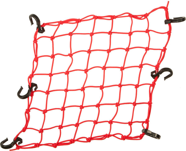 POWERTYE CARGO NET ADJUSTABLE RED 15