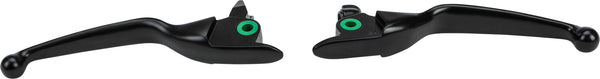 HARDDRIVE SMOOTH BLACK LEVER SET TOURING 17-UP EXCEPT TRI GLIDE 053885