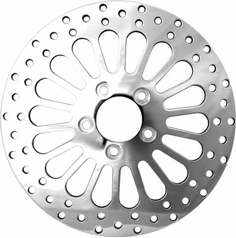 HARDDRIVE SPOKER ROTOR FRONT 11.8 FR POLISHED DYNA 08-13 & 06-07 RO43F-11.8