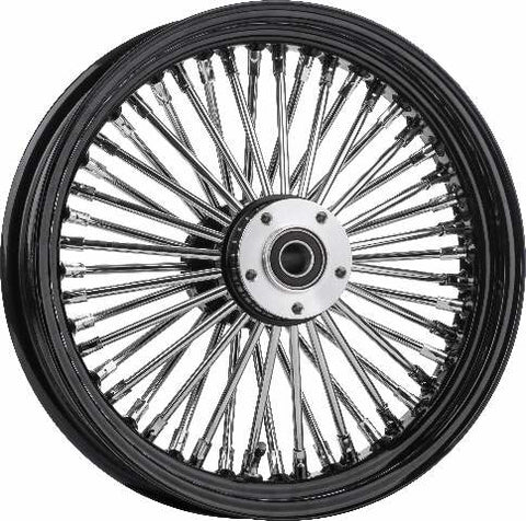 HARDDRIVE FRONT 48 SPOKE WHEEL BLACK DUAL DISC 16X3.5 1