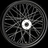 HARDDRIVE REAR 40 SPOKE WHEEL BLACK 18X3.5 3/4