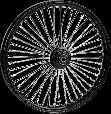 HARDDRIVE FRONT 48 SPOKE WHEEL BLACK SINGLE DISC 21X2.15 3/4