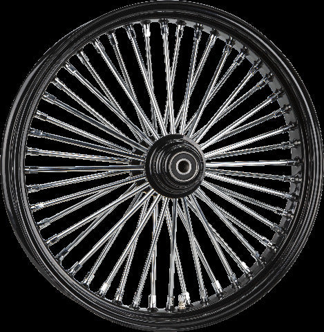 HARDDRIVE FRONT 48 SPOKE WHEEL BLACK SINGLE DISC 23X3.5 1