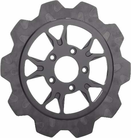 LYNDALL BRAKES B-52 RR 11.8 ROTOR BLK/BLACK CROWN CUT 2103-3158