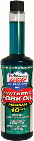 LUCAS SYNTHETIC FORK OIL 10WT 16OZ 10772