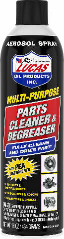 LUCAS PARTS CLEANER AND DEGREASER 16OZ 12/CASE 11115