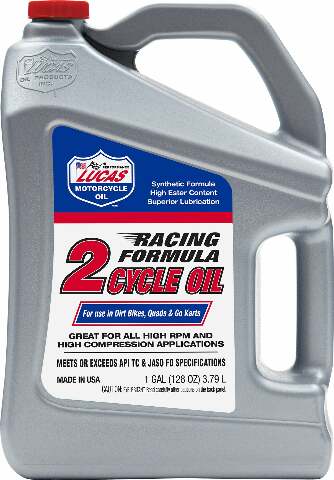 LUCAS RACING 2-CYCLE OIL 1 GAL 4/CASE 10829