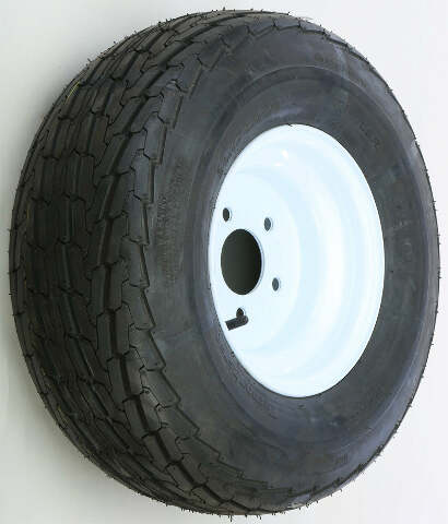 AWC TRAILER TIRE AND WHEEL ASSEMBLY WHITE TA2210612-70B205C